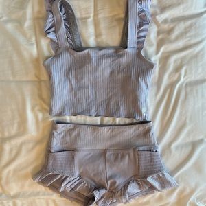 Free people smock jams set